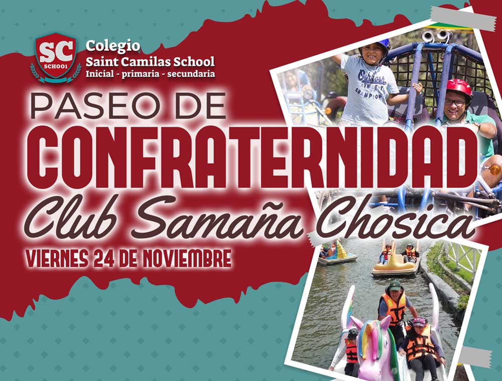 Comunicado – Paseo de Confraternidad “Club Samaña Chosica” Viernes 24 de noviembre